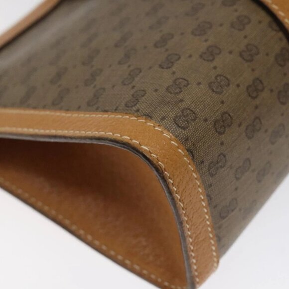 GUCCI Micro GG Supreme Web Sherry Line Bag PVC Beige - Picture 8 of 16